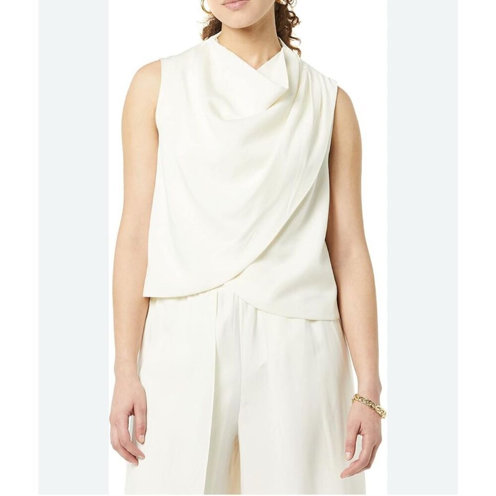 NEW TEREA Women's Sienna Cowl Neck Draped Top 5X